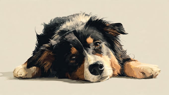 draw your pet or animal to realistic vector