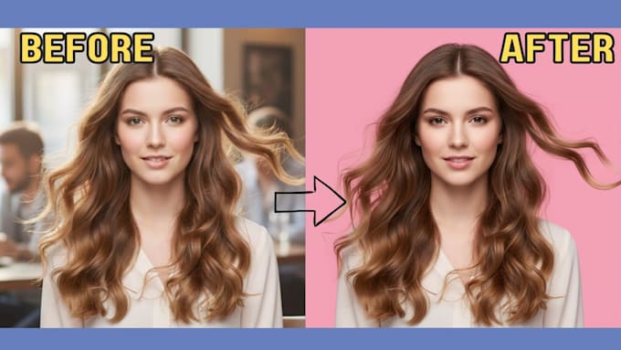 do professional background removal and image editing