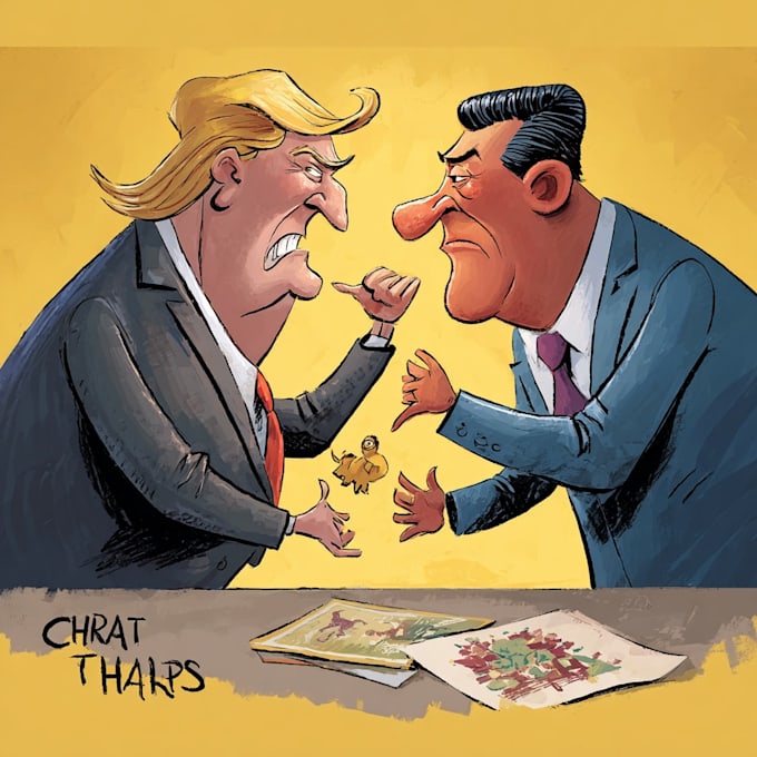 create political and editorial cartoons