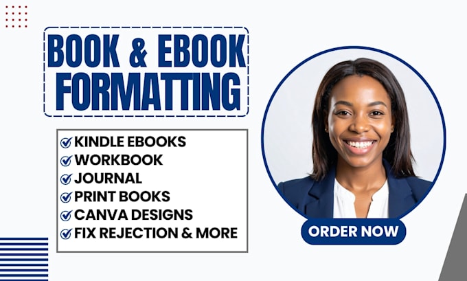 do book formatting, canva ebook design, self help journal interior print layout