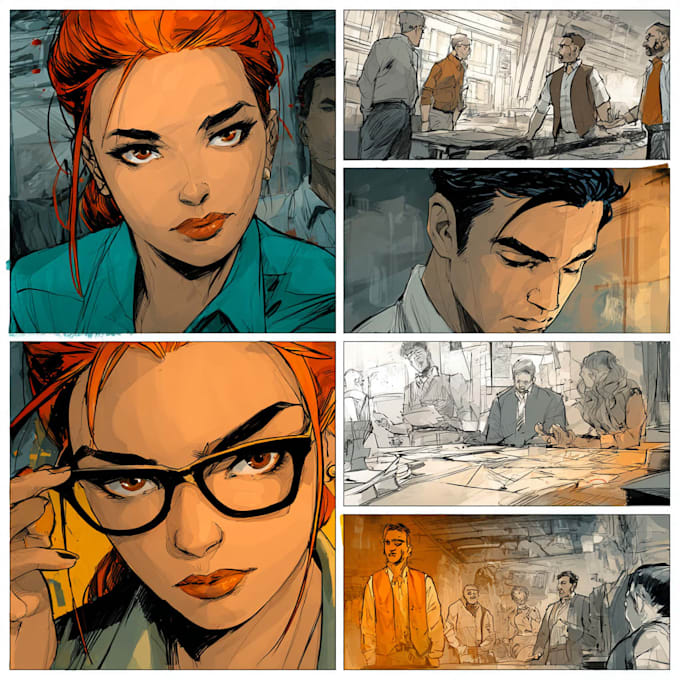 do your flats colors for your comic