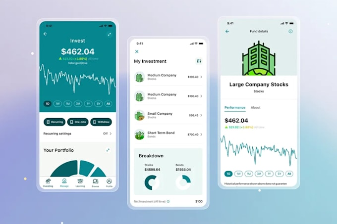 develop forex trading app stock trading app crypto trading app trading website