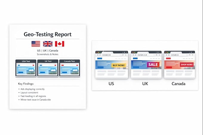 do website geo testing and ad verification