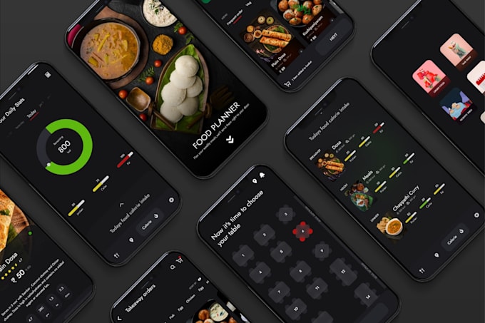 build a flutter restaurant app for android and ios