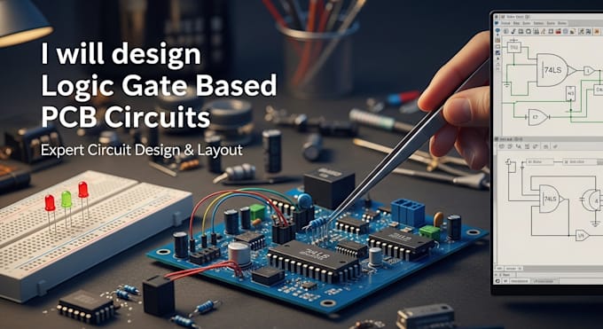 provide logic gate based pcb circuits
