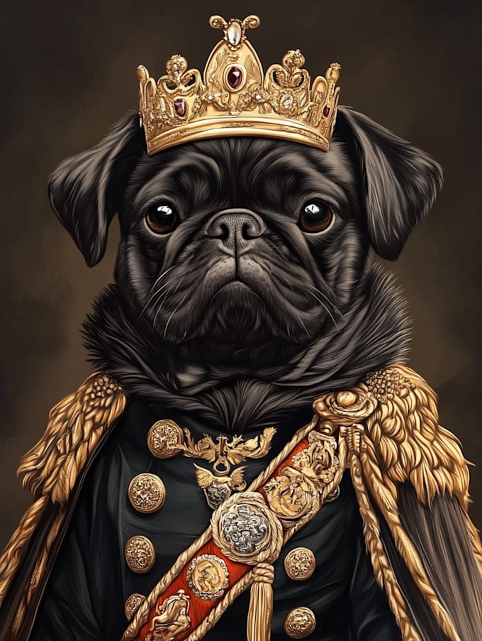 design custom pet portrait