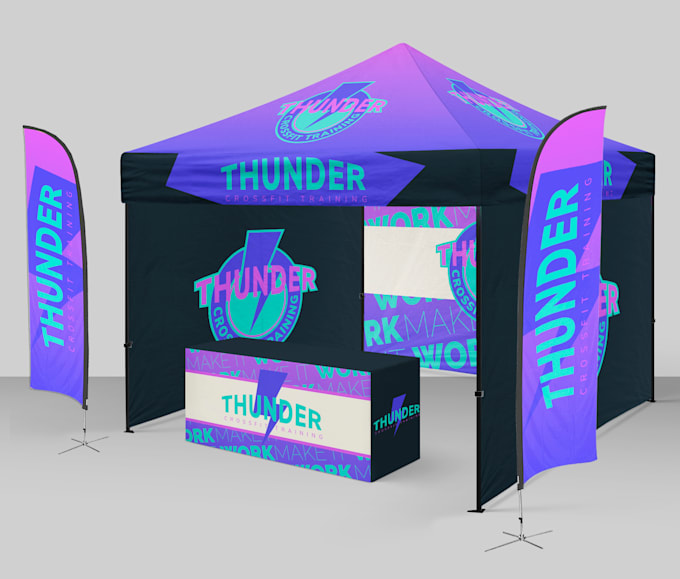 design professional trade show booth graphics and backdrops
