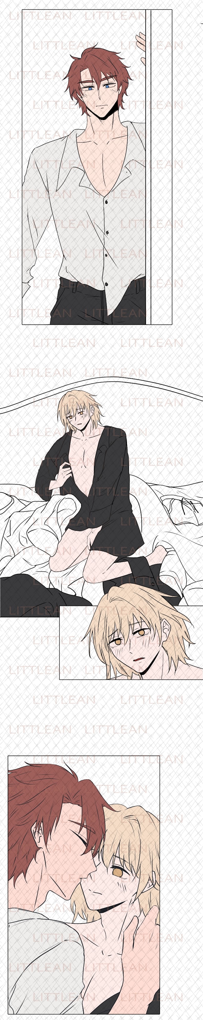 draw short manhwa romantic or comedy scene from your idea