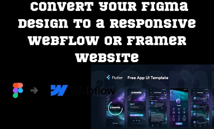 do webflow website, framer website, figma to webflow framer landing page