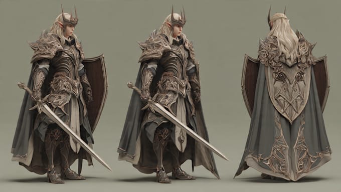 do fantasy character for you