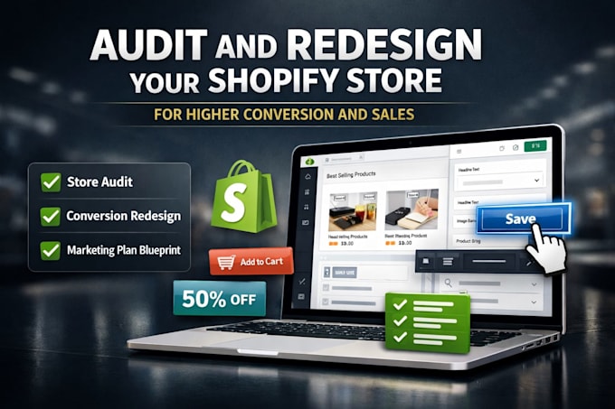 Audit, revamp and redesign your shopify dropshipping store for better ...