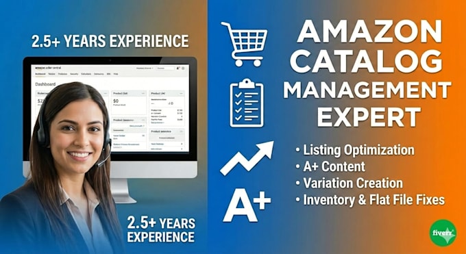 experienced amazon catalog manager for listing optimization