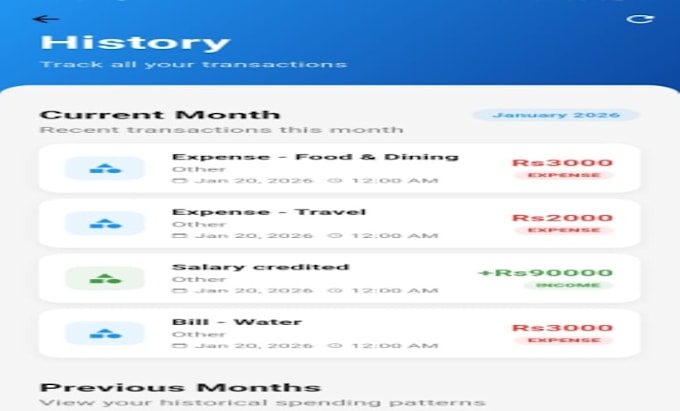 build a professional expense tracker or finance app using flutter
