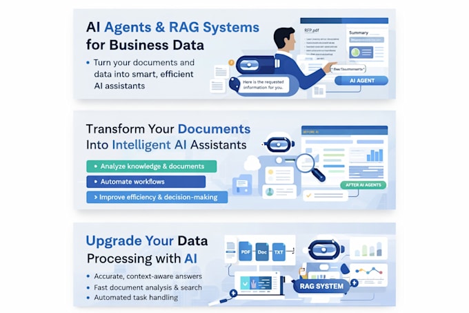 build ai agents and rag systems for your business data