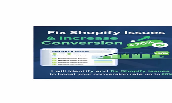 fix shopify store issues and improve conversion rate