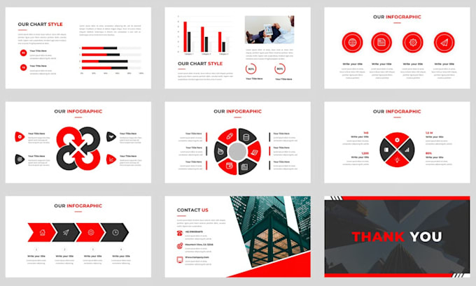 design, redesign, or improve business powerpoint presentation