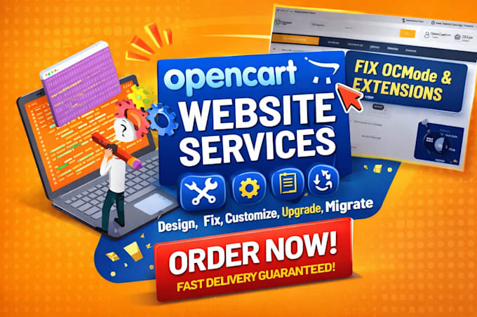 build opencart fix opencart ecommerce bugs website optimization professionally