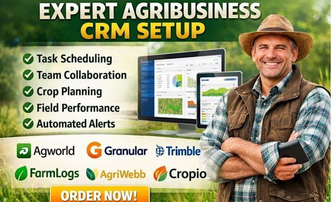 setu agribusiness CRM agworld granular trimble farmlogs agriwebb cropio agrisync