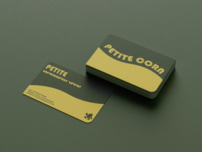 design a clean and professional business card