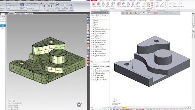 do reverse engineer your part and convert 3d scan to cad for manufacturing