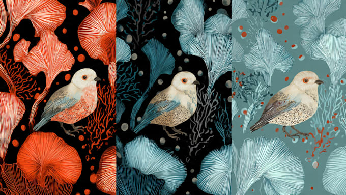 create pattern design for textile fabrics print