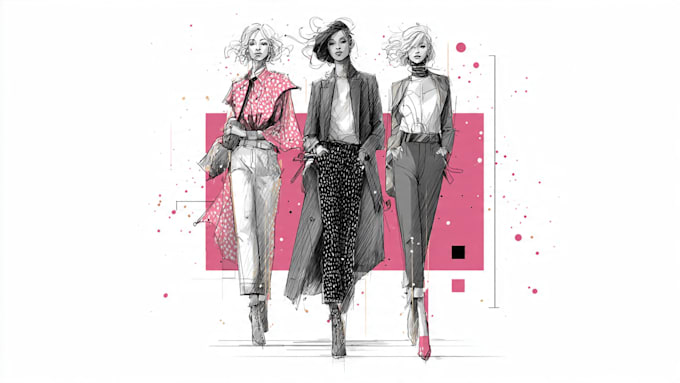 Draw a professional fashion illustration by Jamerrellahris | Fiverr