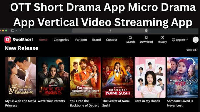 develop ott short drama app, micro drama app, vertical video streaming app