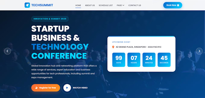 develop a wordpress website