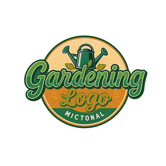 design a professional gardening or landscaping logo