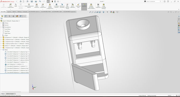 3d modelling in solidwork