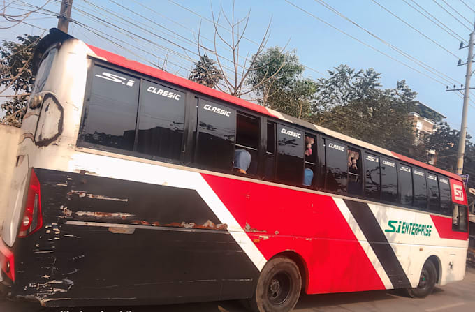 create high quality bus promo video footage for your projects