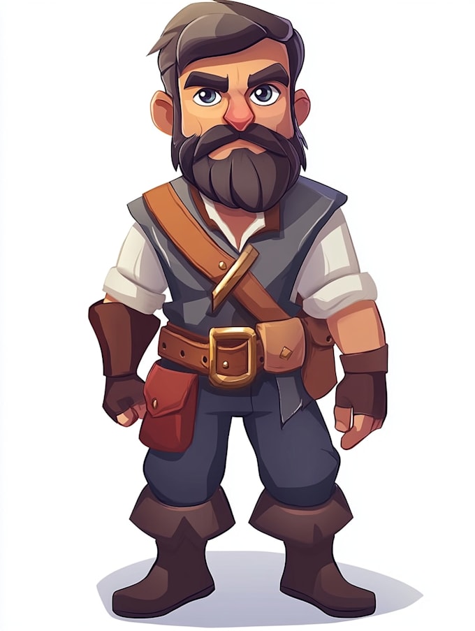 create 2d game character or 2d game character