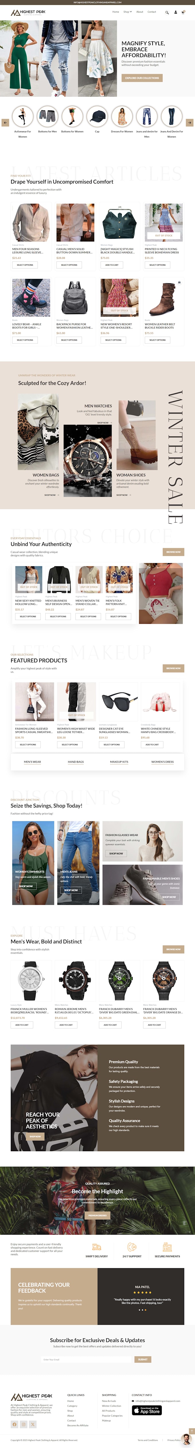 build a woocommerce store with elementor pro, SEO optimized and mobile ready