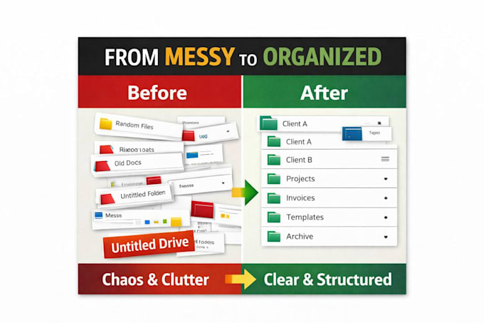 organize, clean and structure your google drive professionally