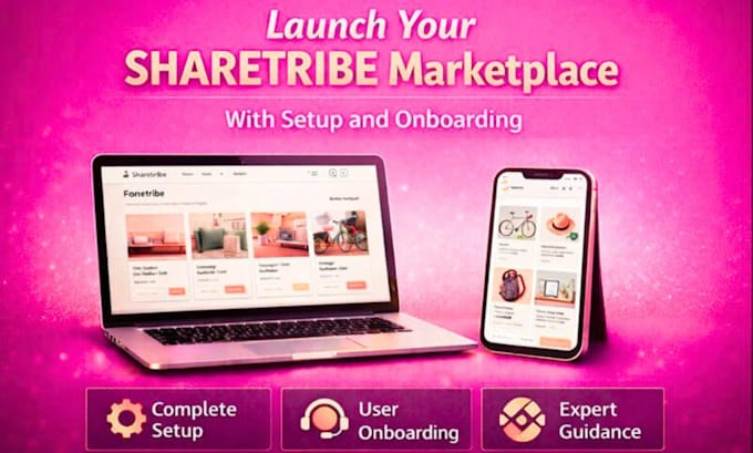 launch your sharetribe marketplace with setup and onboarding