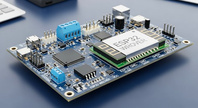 design esp32 wrover based pcb and hardware systems