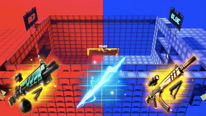 uefn fortnite map, 1v1, brainroot map, roguelike parkour map, zonewar rvb map