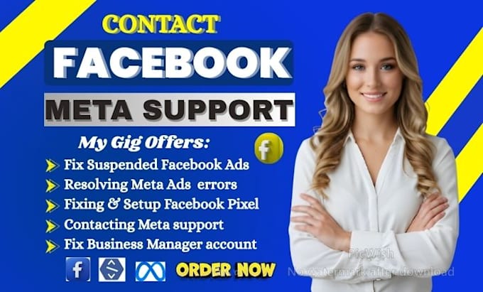 contact facebook support to fix meta pixel ads errors business manager account