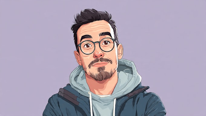 draw cartoon vector portrait or illustration