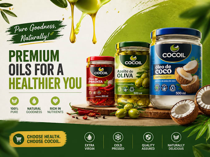 design amazon listing packaging labels, social media design
