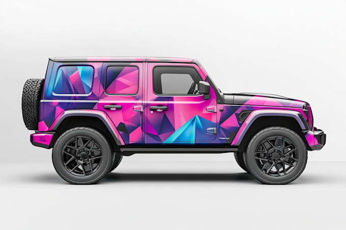 design awesome car wrap, van wrap any vehicle wrap