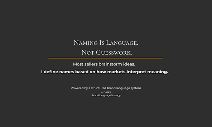 create a strategic business name using brand research
