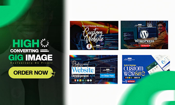 create a high quality fiverr gig image