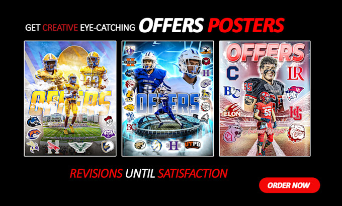 design sports graphics posters and committed edits