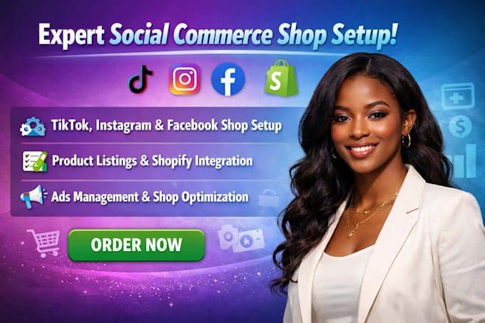 ig fb tiktok shop setup optimization marketing tiktok ads monetization manager
