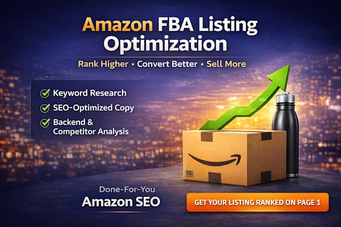 do amazon fba SEO listing optimization to boost ranking and sales