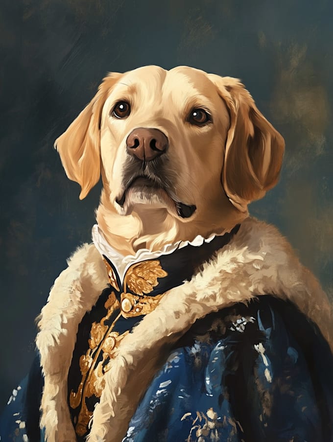 create an pet portrait