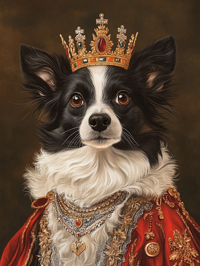 make a custom pet portrait