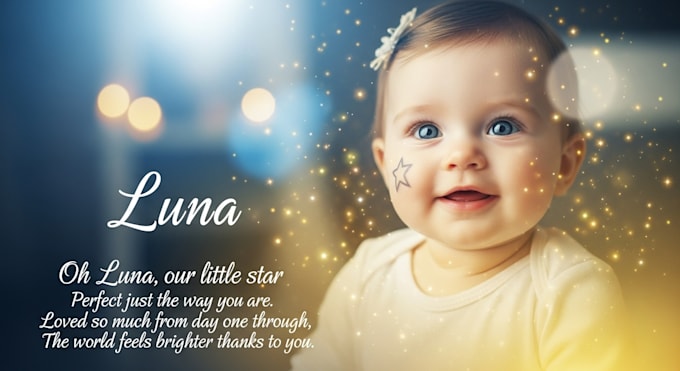 write a personalized baby song using your childs name