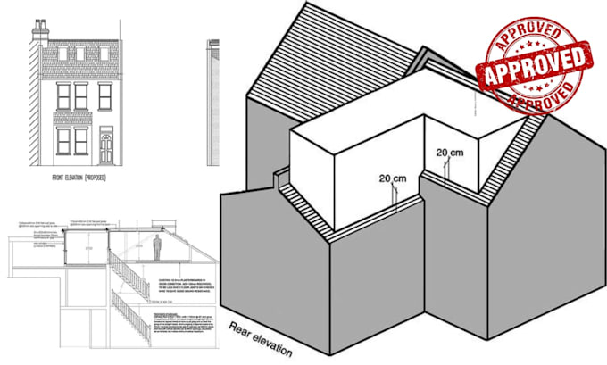 Do desenhos de regulamentos de construção e relatório estrutural para ...